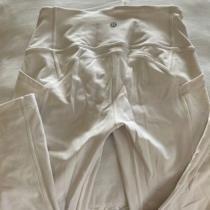 Lululemon white leggings size 6